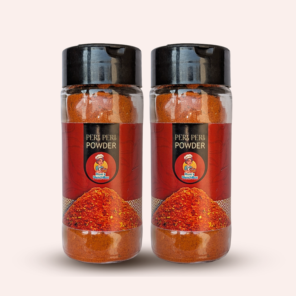 Peri Peri Spice Mix (Multipurpose Seasoning) – By Mom's MunchBox | Pack of 2 (75 gm. each)