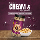 Cream & Onion Flavoured - Roasted Makhana - 90gm.