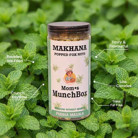 Pudina Flavoured -  Roasted Masala Makhana - 100 gms.