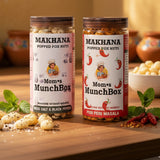 Peri Peri & Rock Salt; Black Pepper Flavoured  -  Roasted Masala Makhana - 100 gm.