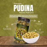 Pudina Flavoured -  Roasted Masala Makhana - 90 gms.